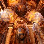 Fresco in the ancient church. Cappadocia, Turke